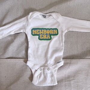 Newborn Era Long Sleeve Onesie